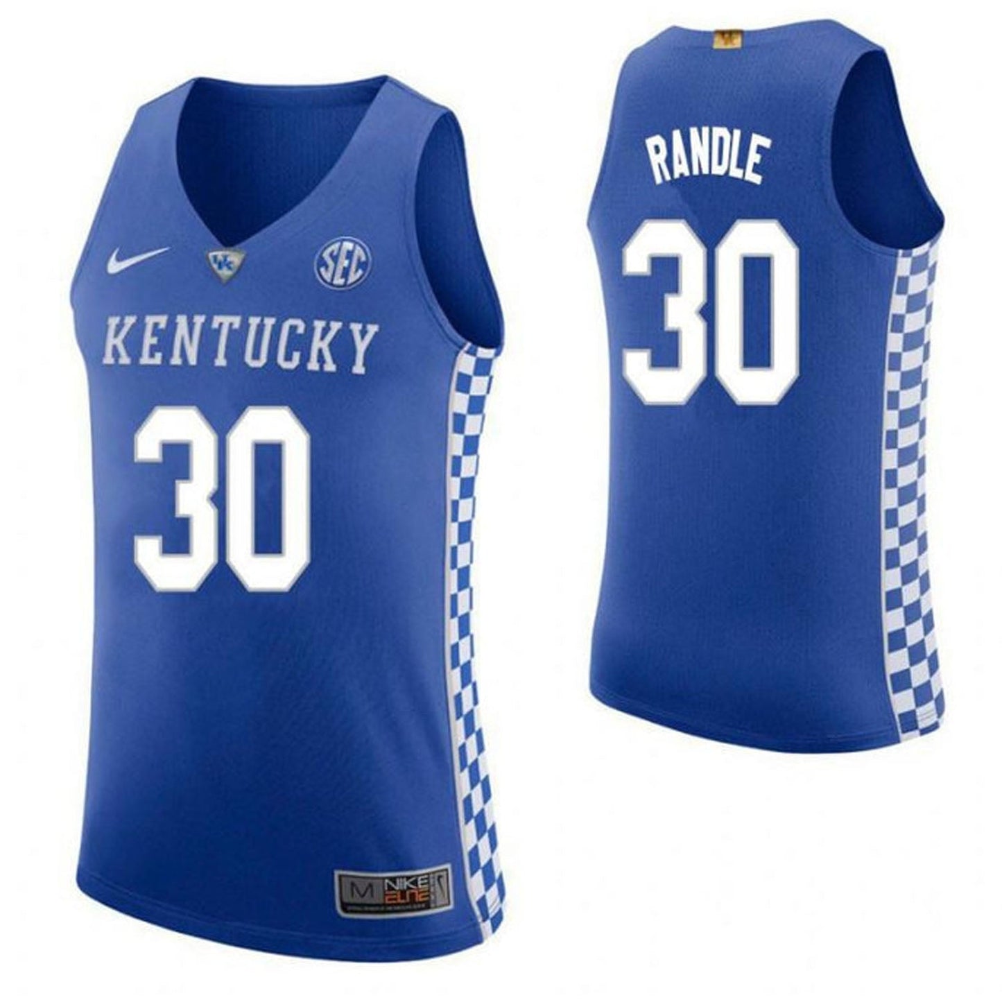 NCAAB Julius Randle Kentucky Wildcats 30 Jersey