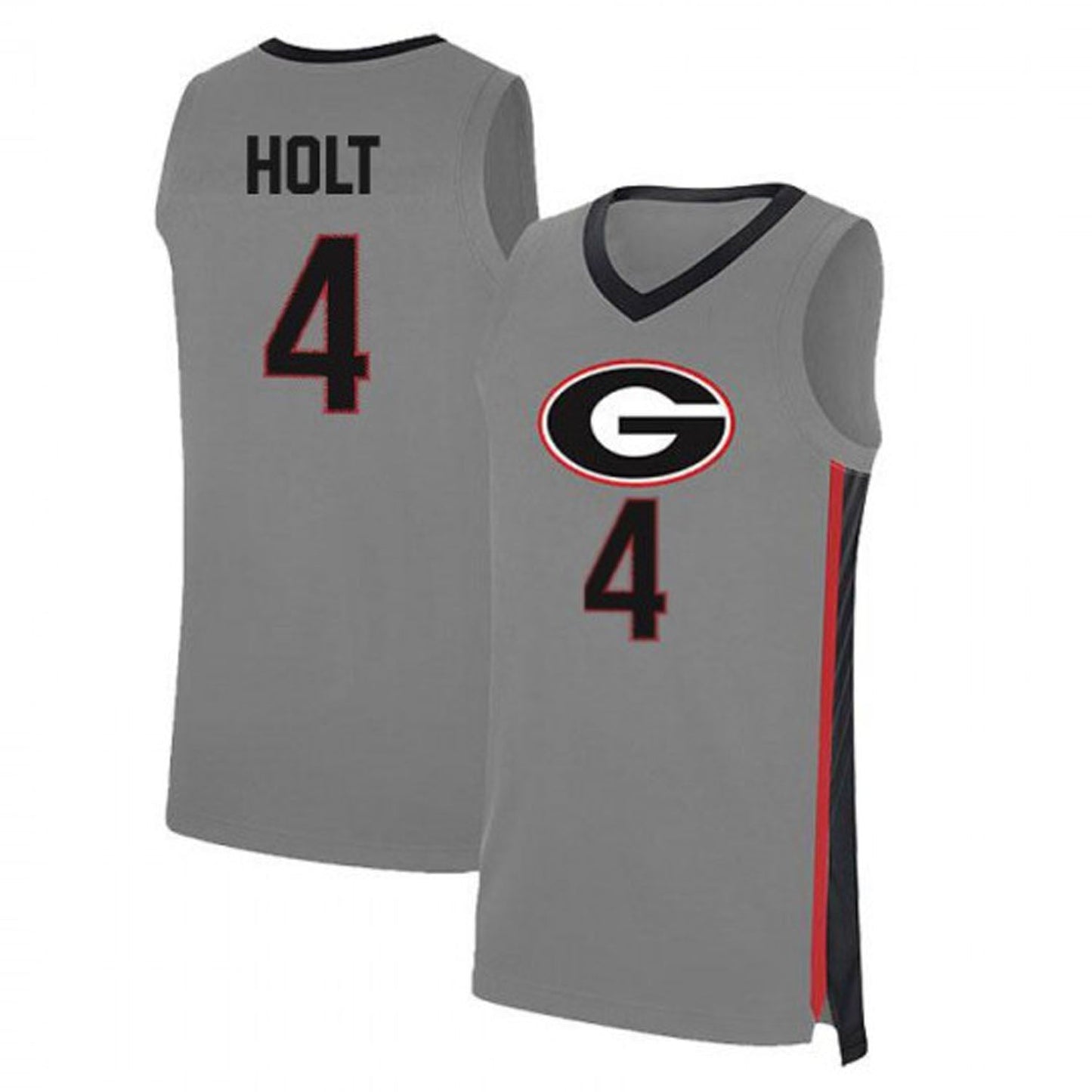 NCAAB Jusaun Holt Georgia Bulldogs 4 Jersey