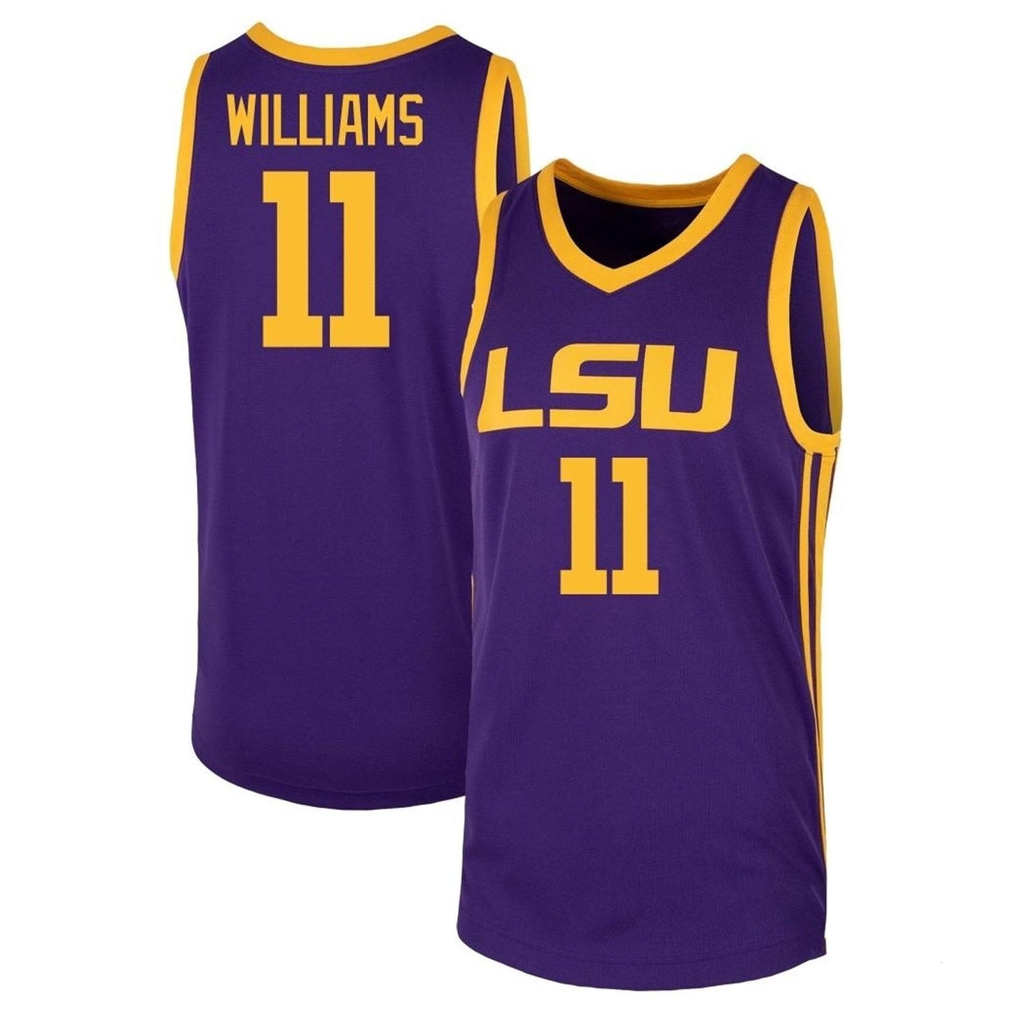 NCAAB Justice Williams LSU Tigers 11 Jersey