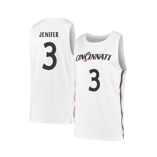 NCAAB Justin Jenifer Cincinnati Bearcats 3 Jersey