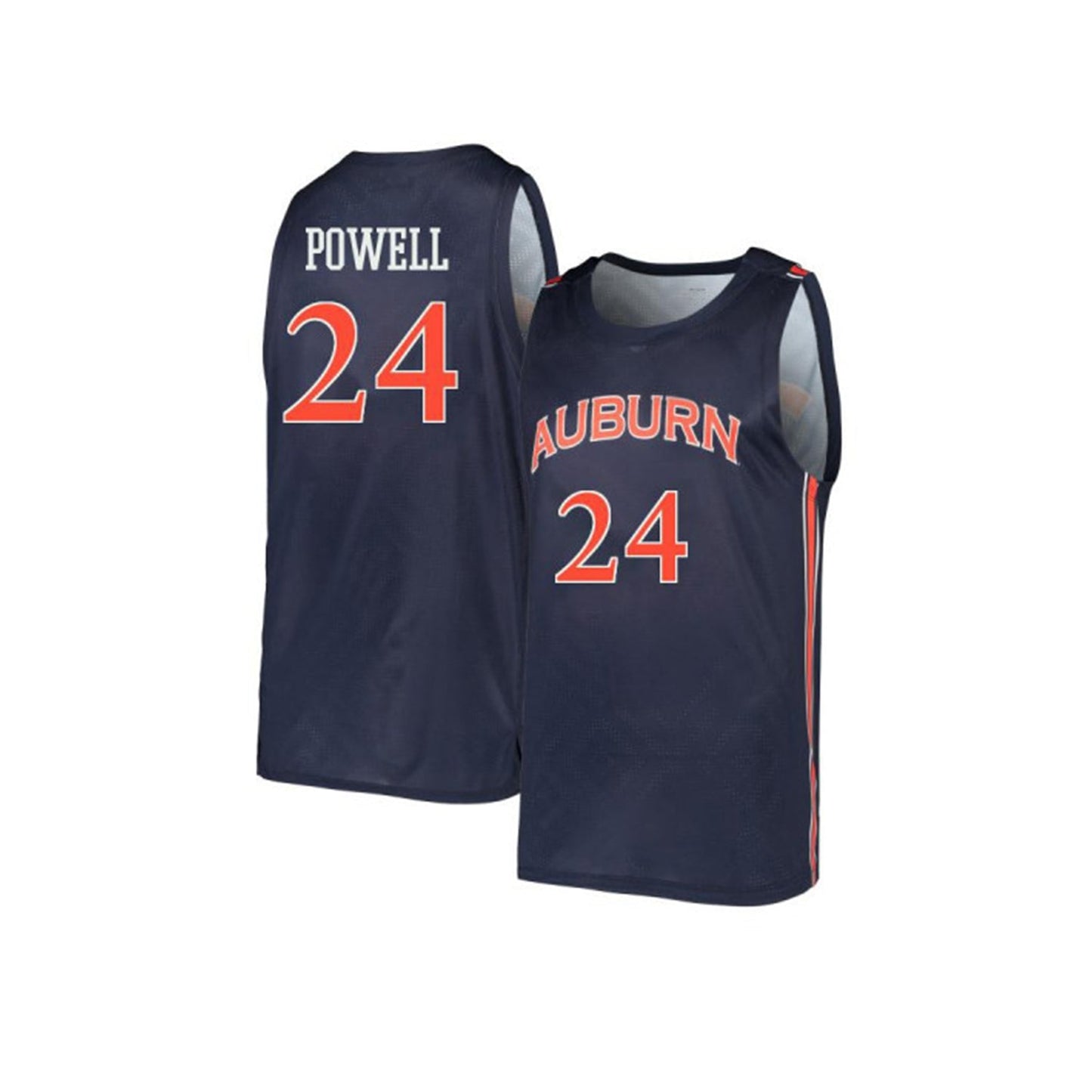 NCAAB Justin Powell Auburn Tigers 24 Jersey