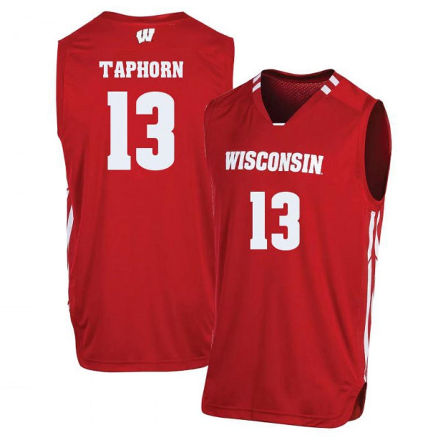 NCAAB Justin Taphorn Wisconsin Badgers 13 Jersey