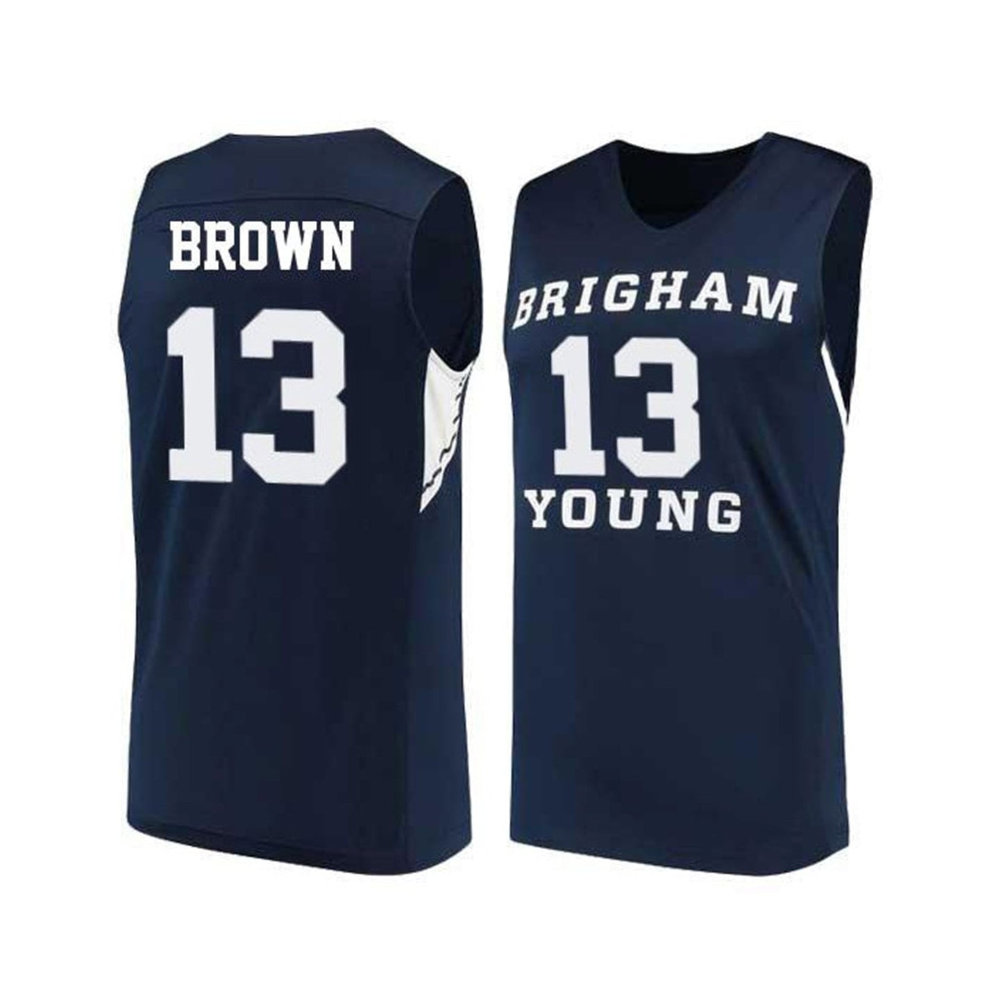 NCAAB Kajon Brown BYU Cougars 13 Jersey