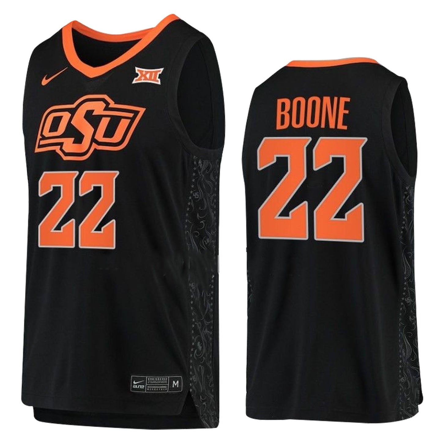 NCAAB Kalib Boone OSU Cowboys 22 Jersey