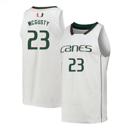 NCAAB Kameron Mcgusty Miami Hurricanes 23 Jersey