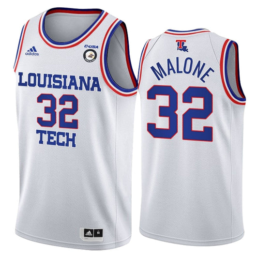 NCAAB Karl Malone Louisiana Tech Bulldogs 32 Jersey