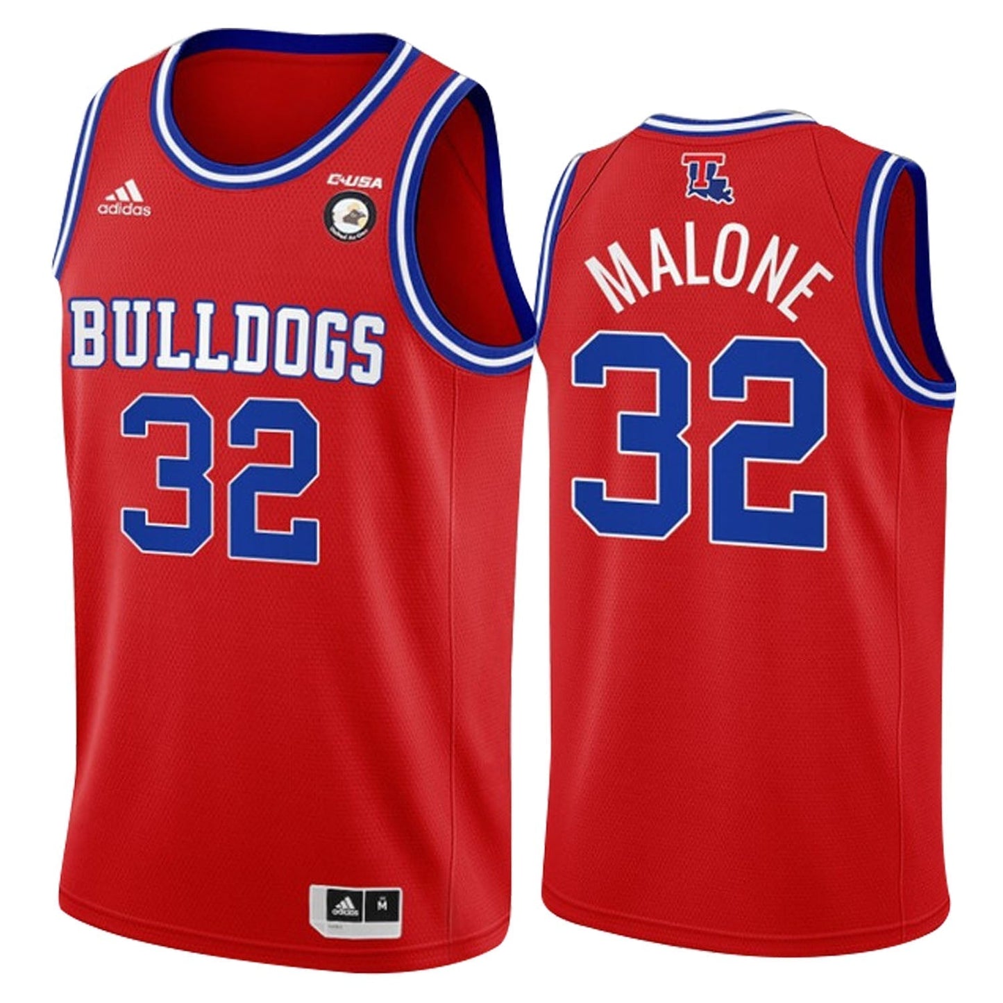 NCAAB Karl Malone Louisiana Tech Bulldogs 32 Jersey