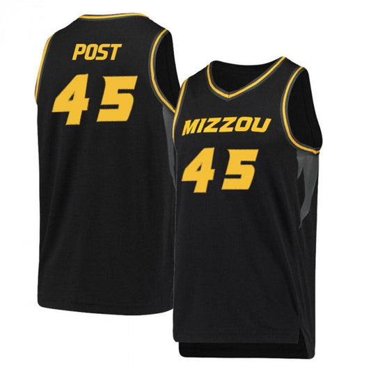NCAAB Keanau Post Missouri Tigers 45 Jersey