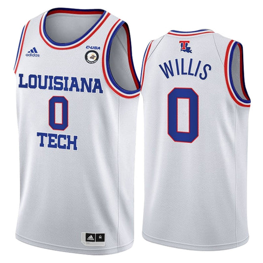 NCAAB Keaston Willis Louisiana Tech Bulldogs 0 Jersey