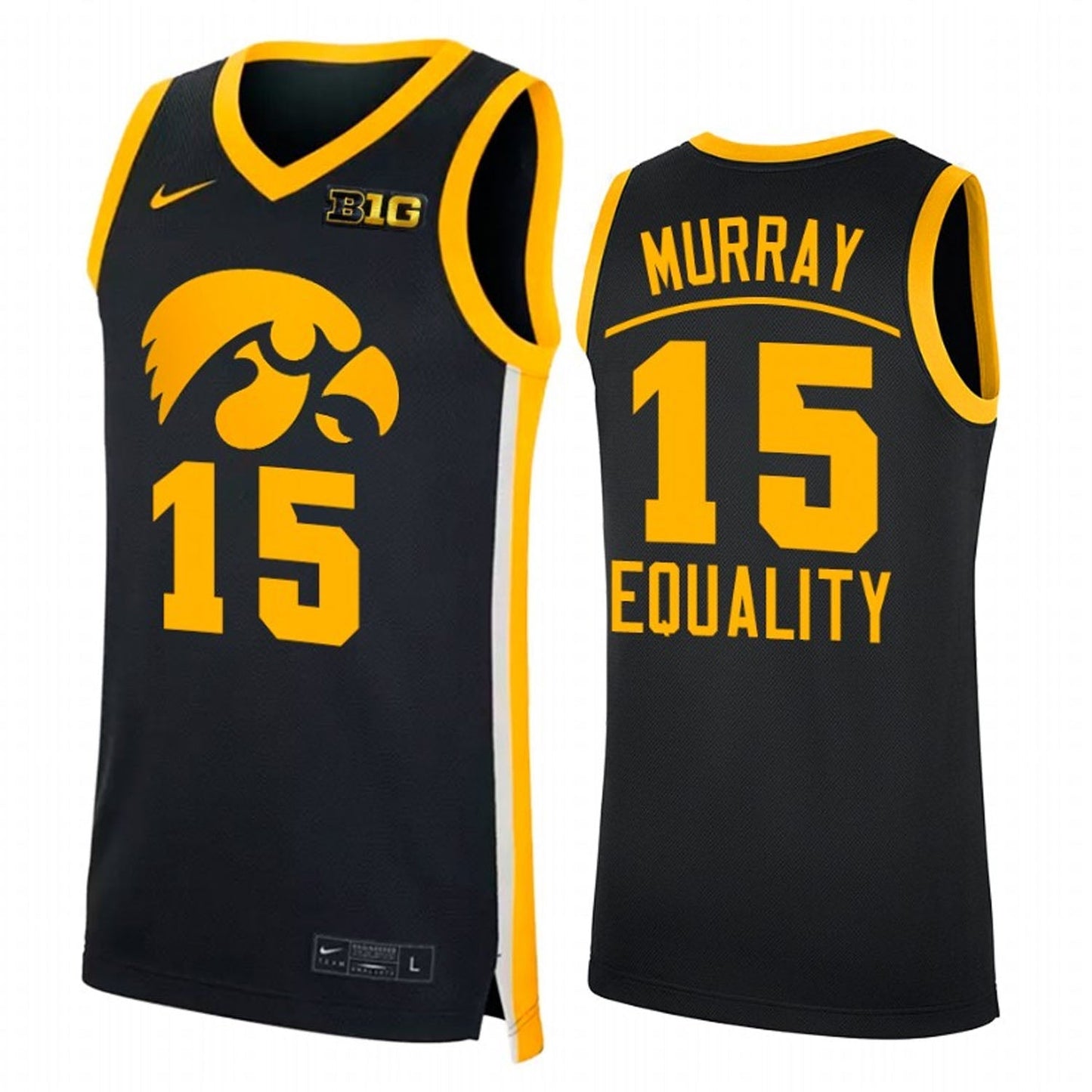 NCAAB Keegan Murray Iowa Hawkeyes 15 Jeresy
