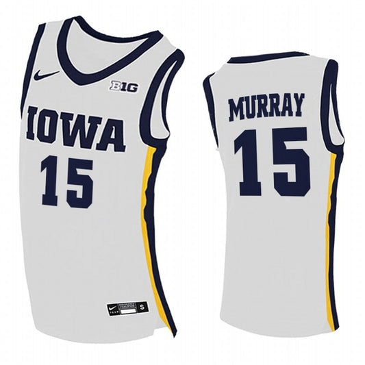 NCAAB Keegan Murray Iowa Hawkeyes 15 Jeresy