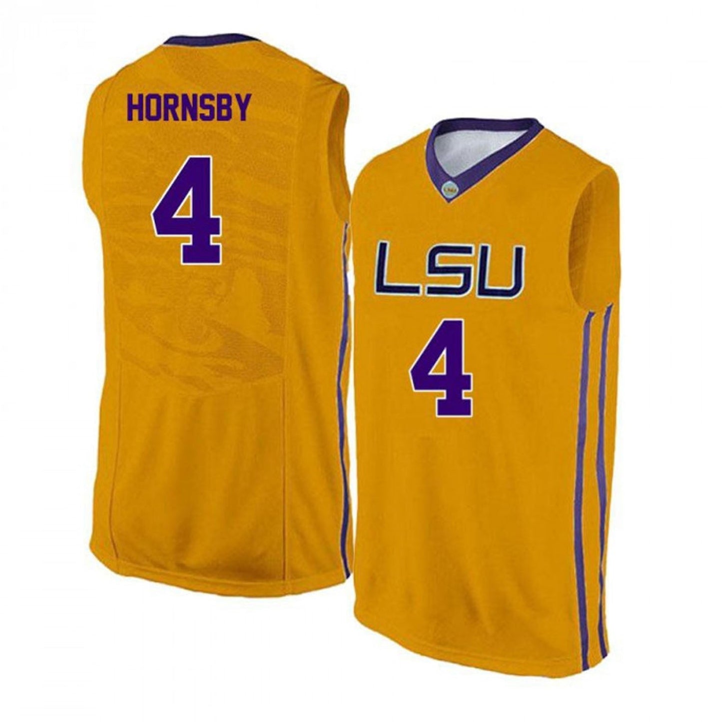 NCAAB Keith Hornsby LSU Tigers 4 Jersey