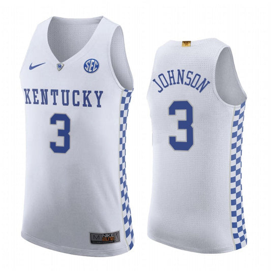 NCAAB Keldon Johnson Kentucky Wildcats 3 Jersey