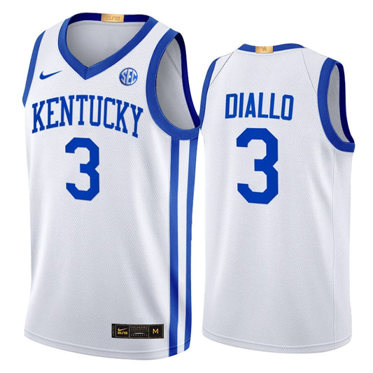 NCAAB Kentucky Wildcats Hamidou Diallo 3 Jersey