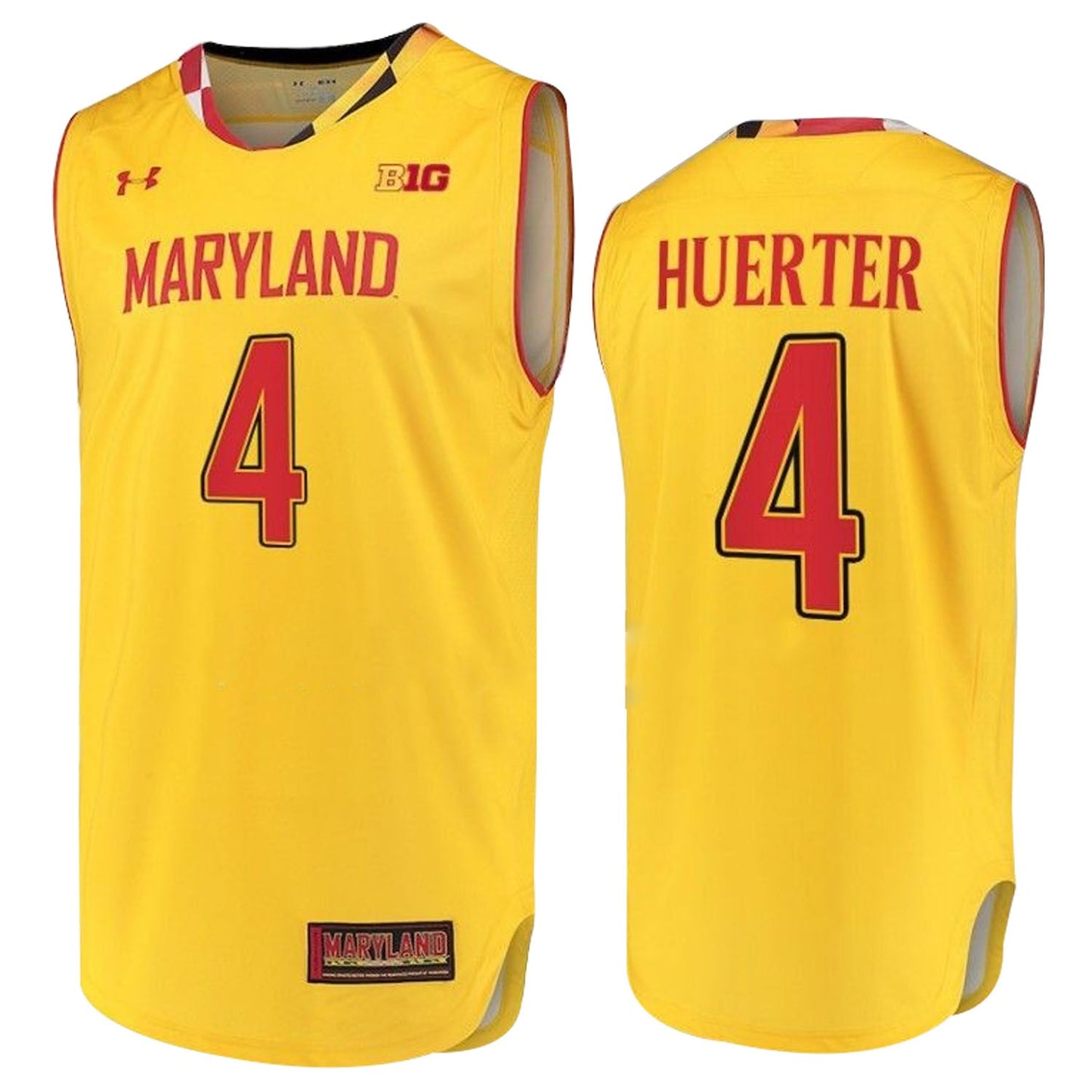 NCAAB Kevin Huerter Maryland Terrapins 4 Jersey