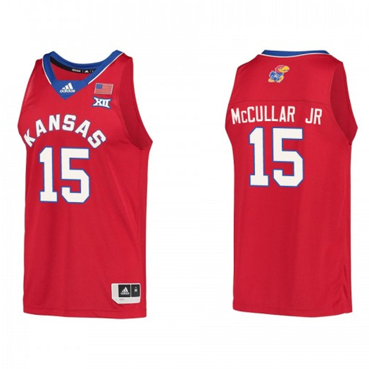 NCAAB Kevin McCullar Jr Kansas Jayhawks 15 Jersey