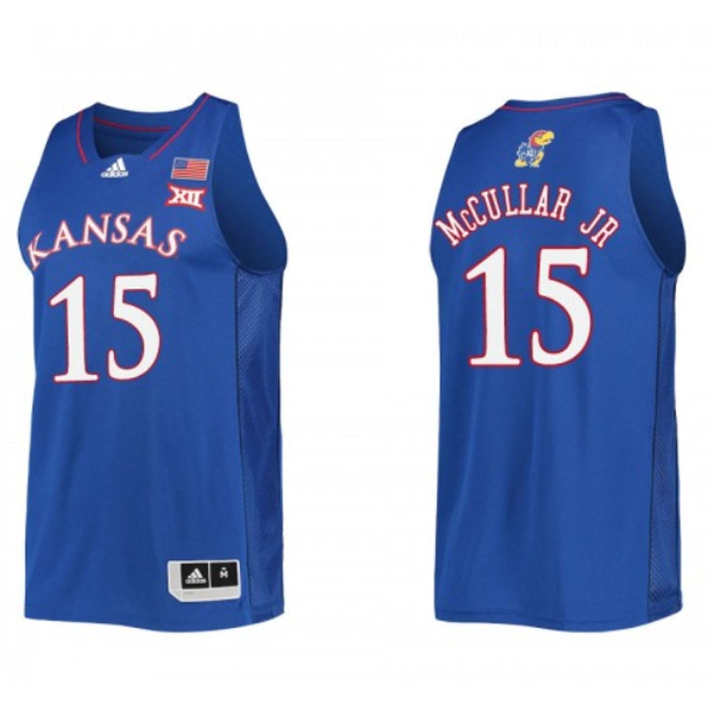 NCAAB Kevin McCullar Jr Kansas Jayhawks 15 Jersey