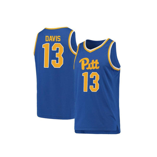 NCAAB Kham Davis Pittsburgh Panthers 13 Jersey