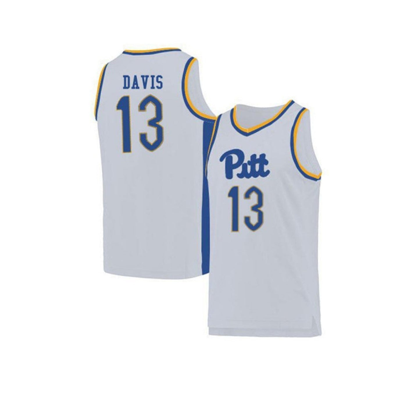 NCAAB Kham Davis Pittsburgh Panthers 13 Jersey