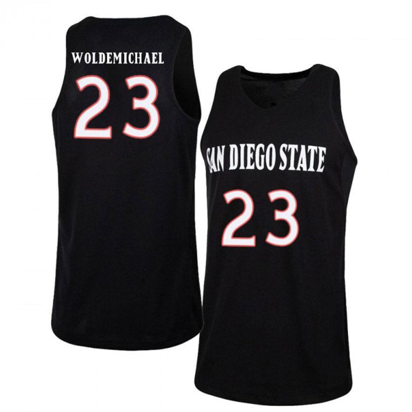 NCAAB Kibret Woldemichael San Diego State Aztecs 23 Jersey