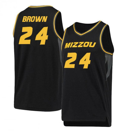 NCAAB Kobe Brown Missouri Tigers 24 Jersey