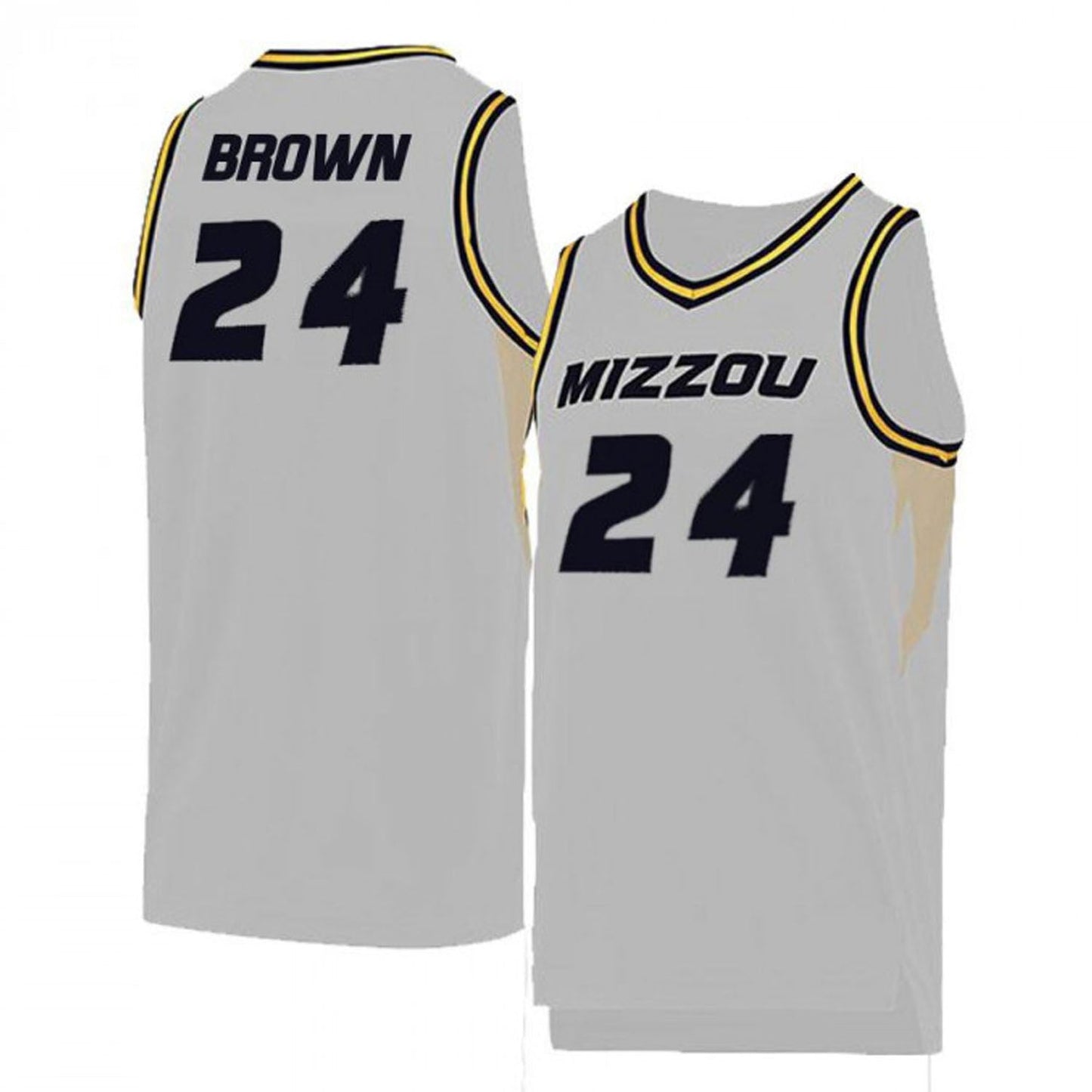 NCAAB Kobe Brown Missouri Tigers 24 Jersey