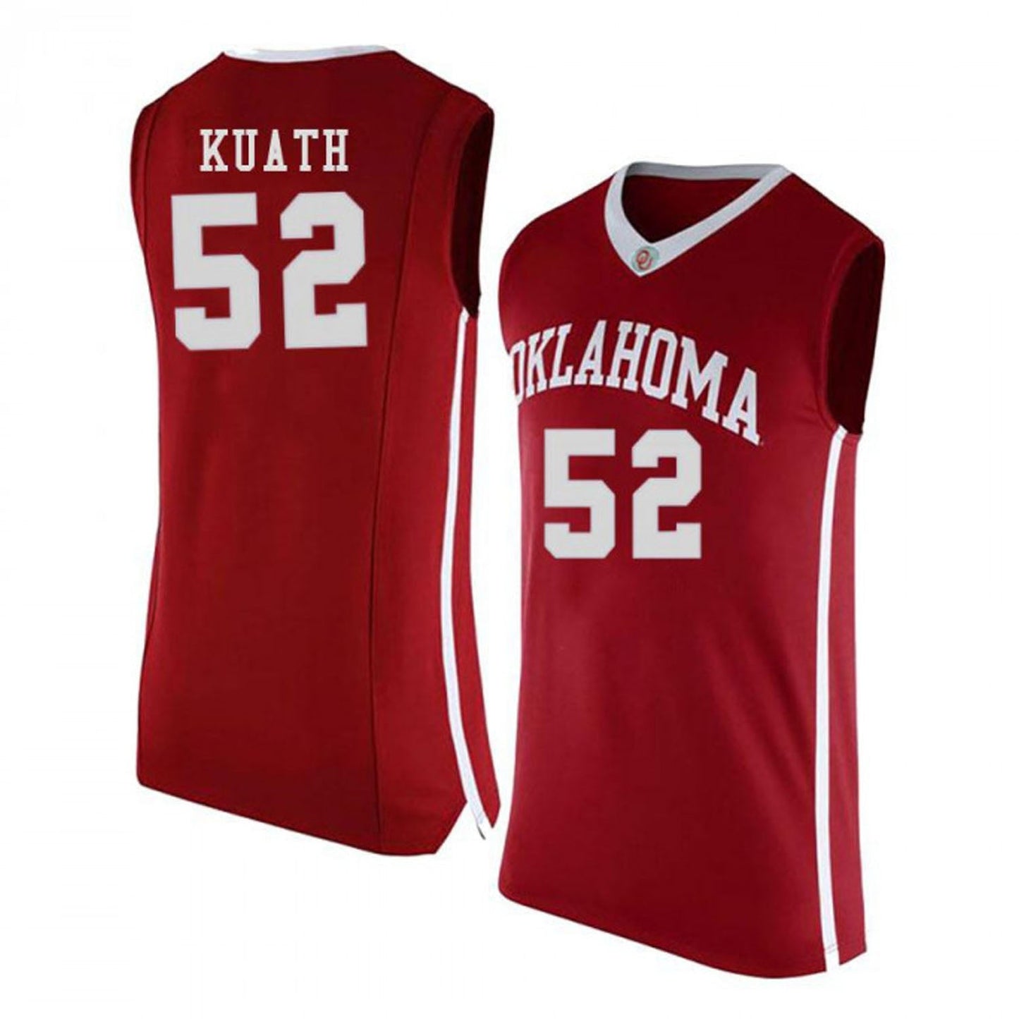 NCAAB Kur Kuath Oklahoma Sooners 52 Jersey