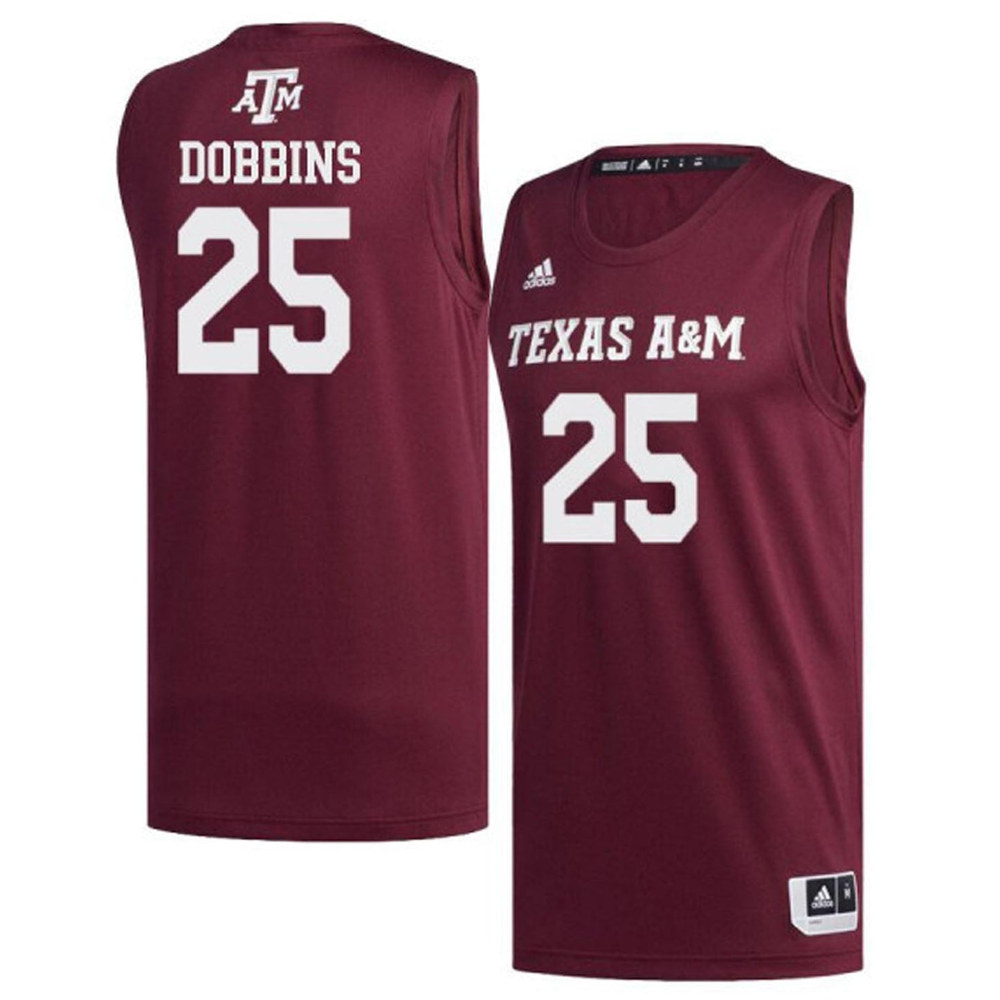 NCAAB Kyle Dobbins Texas A&M 25 Jersey