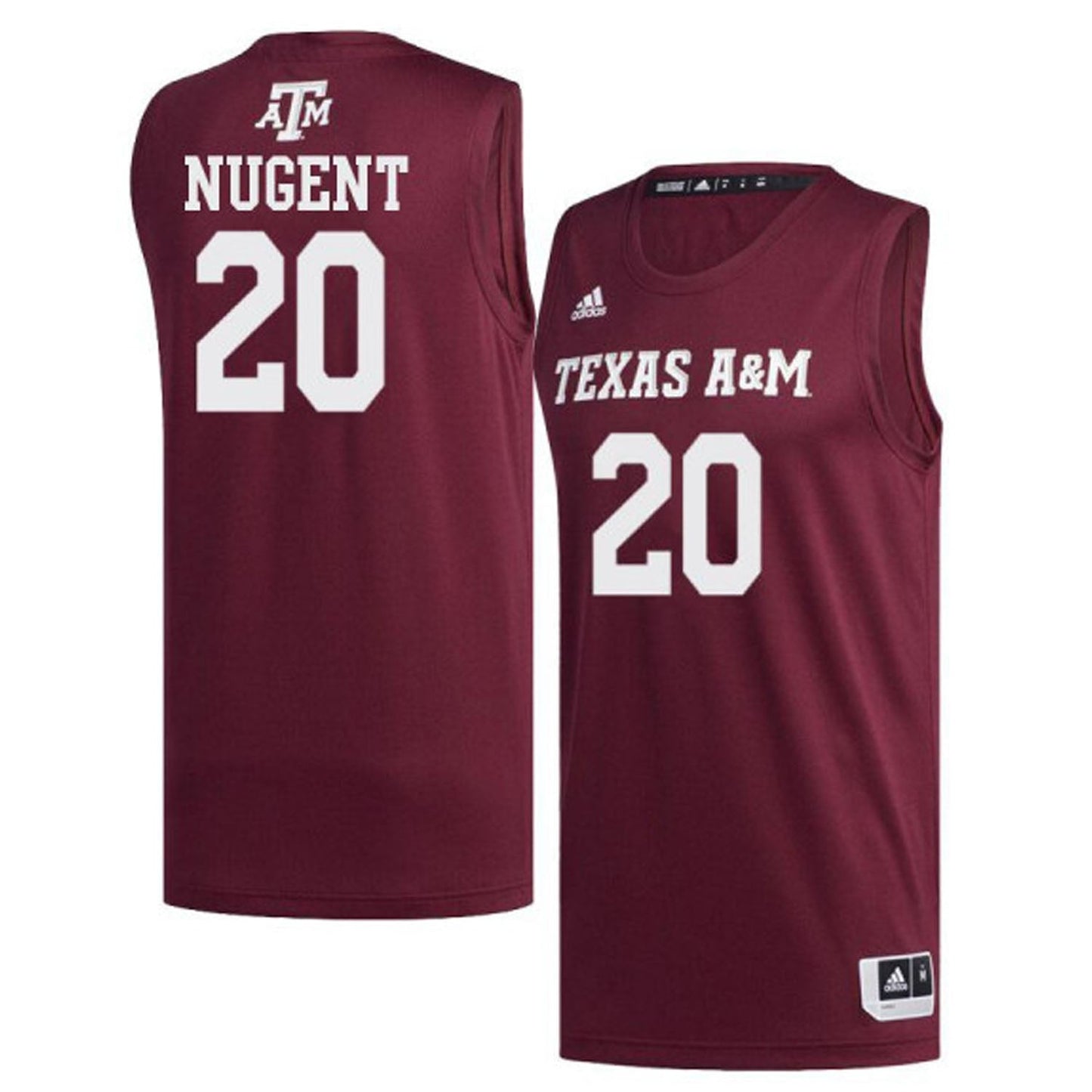 NCAAB Kyle Nugent Texas A&M 20 Jersey