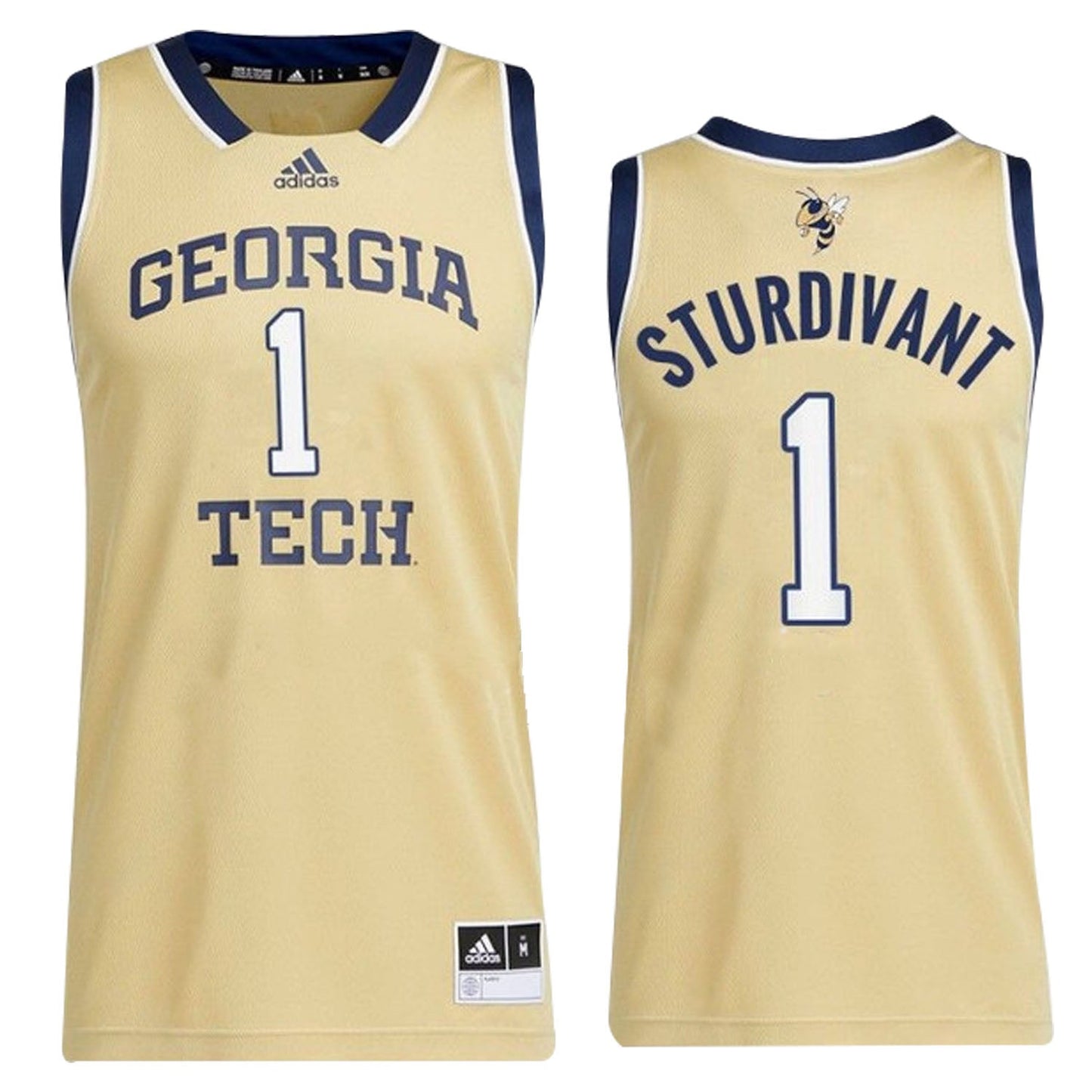 NCAAB Kyle Sturdivant Georgia Tech Yellow Jackets 1 Jersey