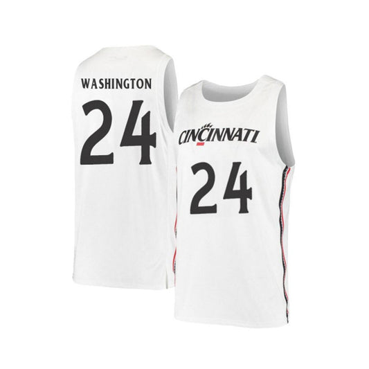 NCAAB Kyle Washington Cincinnati Bearcats 24 Jersey