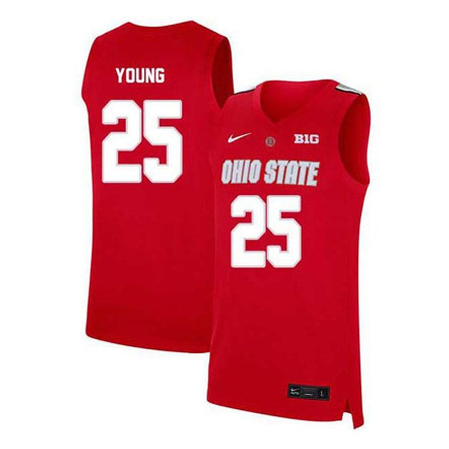 NCAAB Kyle Young Ohio State Buckeyes 25 Jersey