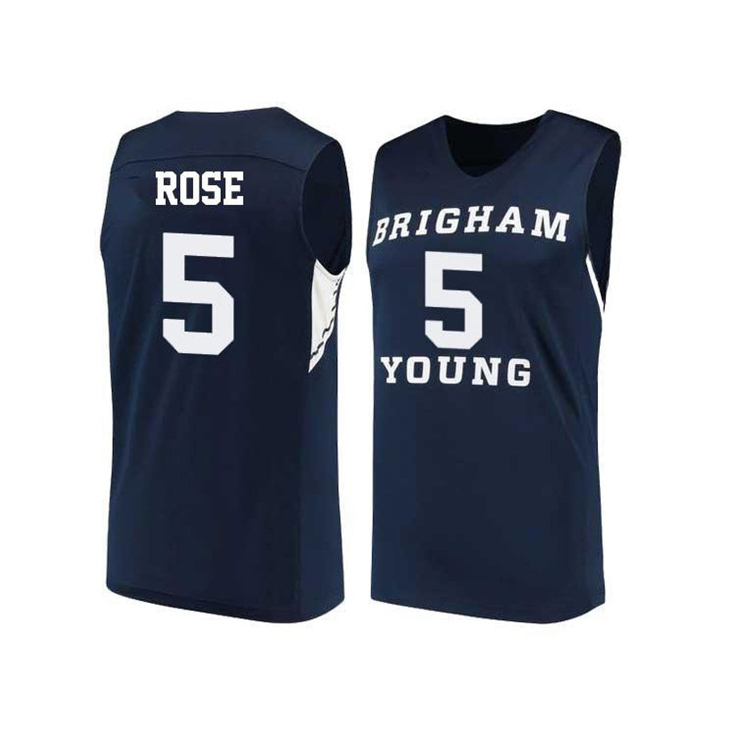 NCAAB LJ Rose BYU Cougars 5 Jersey