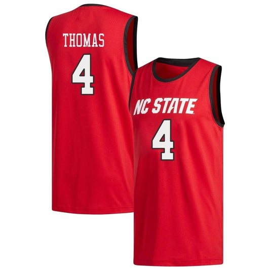 NCAAB LJ Thomas NC State Wolfpack 4 Jersey