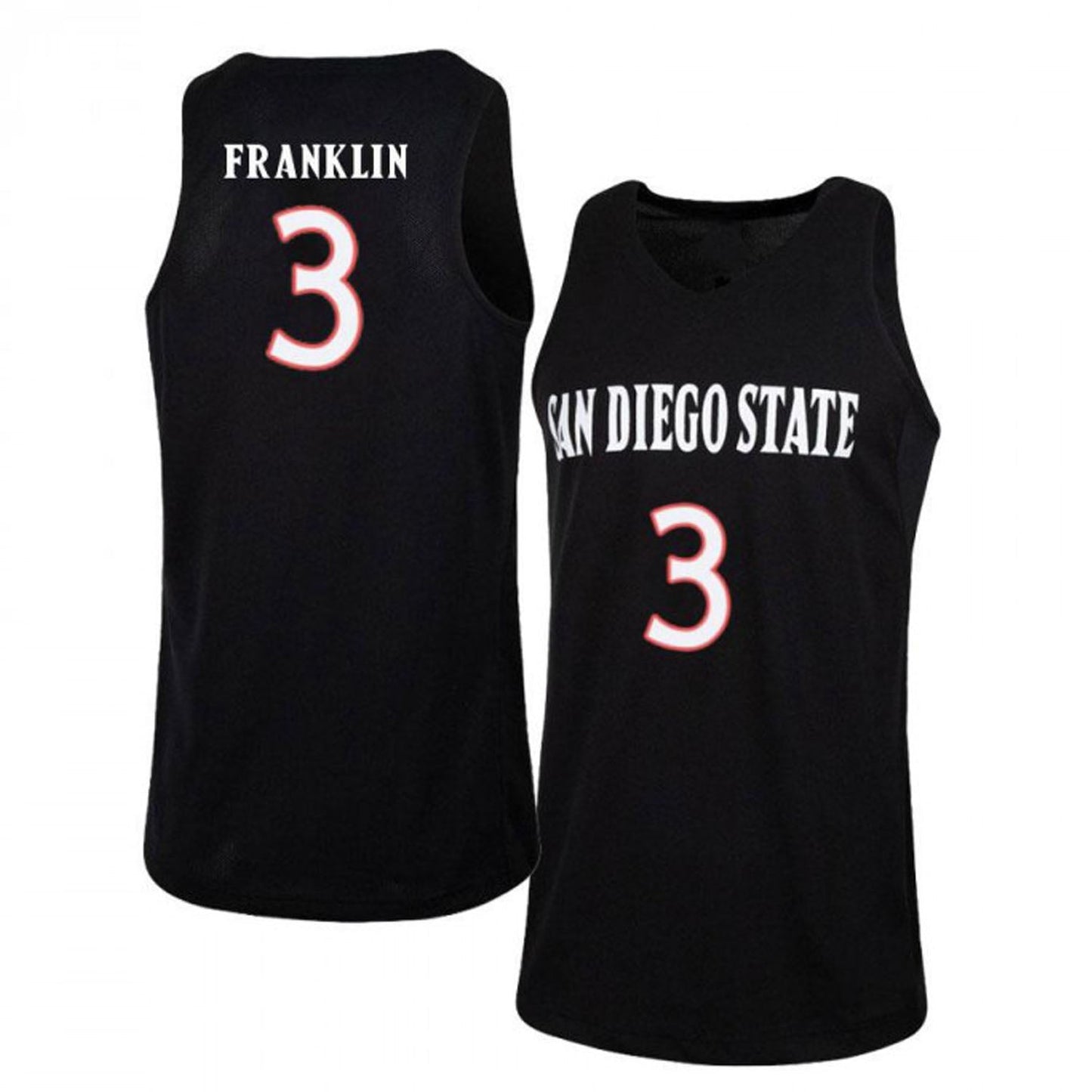NCAAB LaBradford Franklin San Diego State Aztecs 3 Jersey