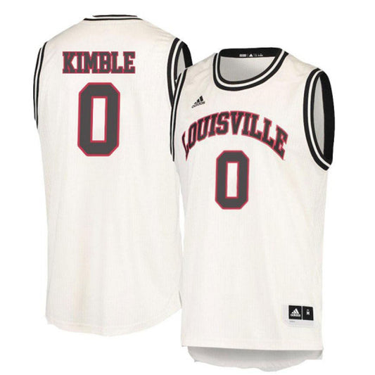 NCAAB Lamarr Kimble Louisville Cardinals 0 Jersey