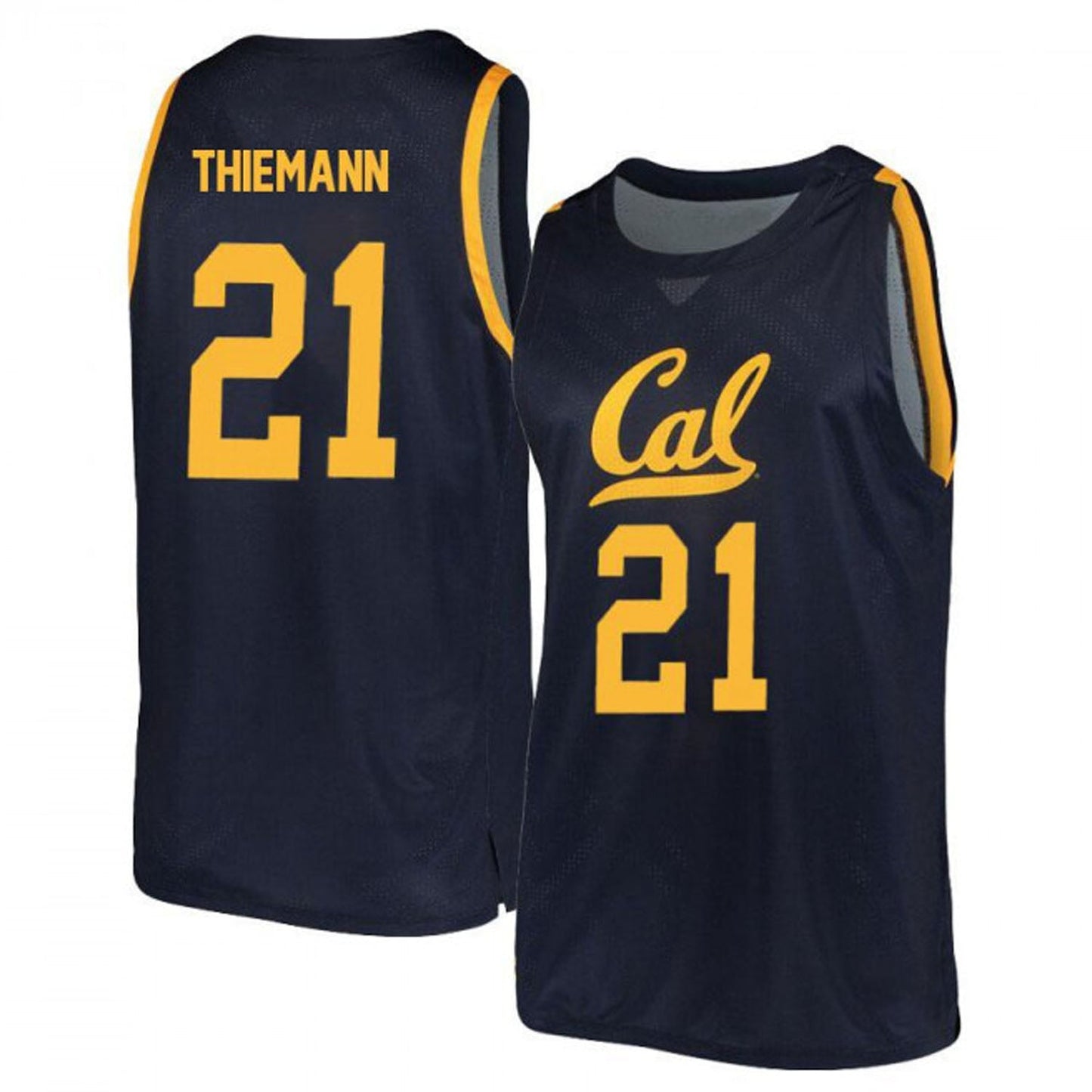 NCAAB Lars Thiemann California Golden Bears 21 Jersey