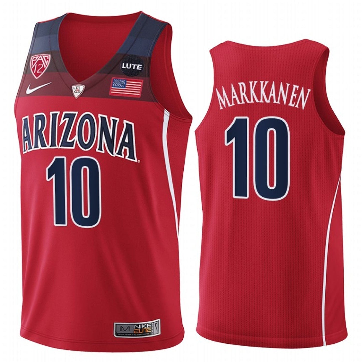 NCAAB Lauri Markkanen Arizona Wildcats 10 Jersey