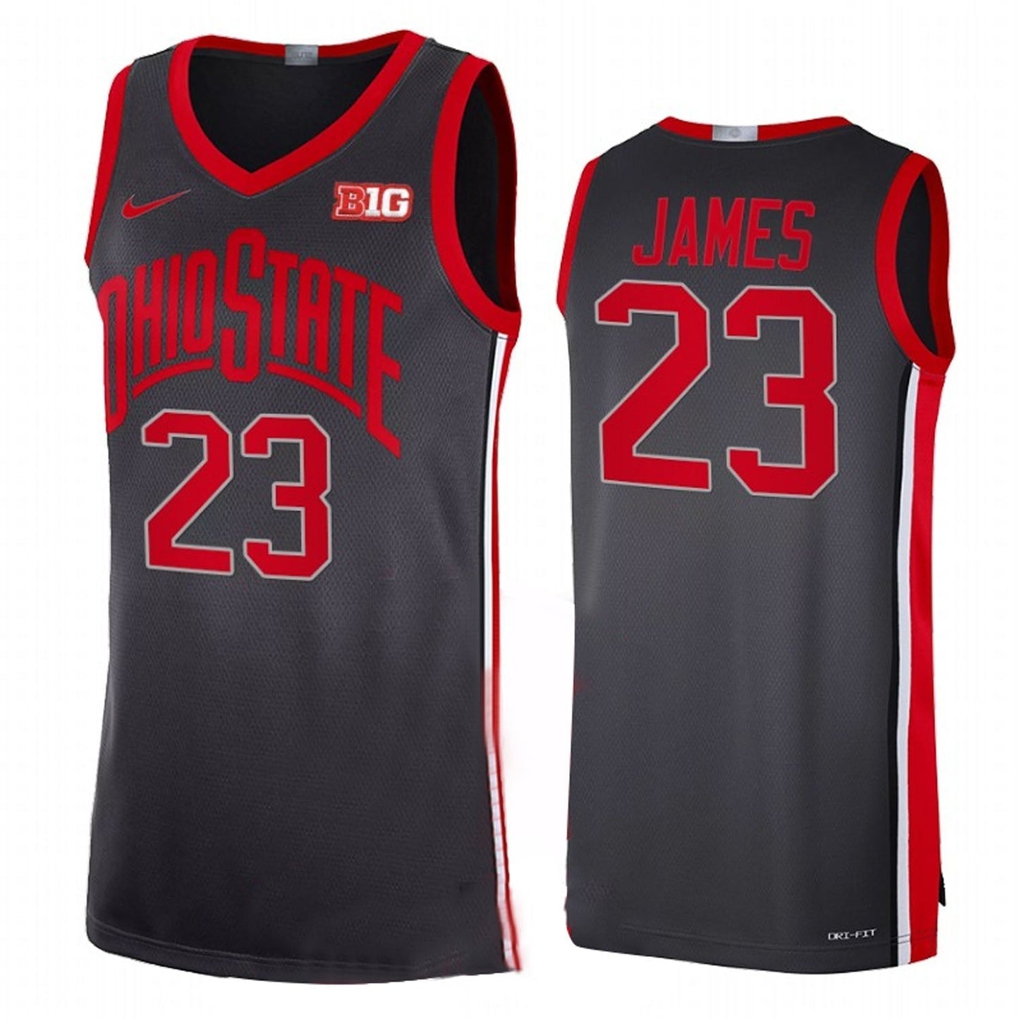 NCAAB LeBron James Ohio State Buckeyes 23 Jersey