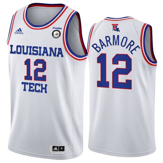 NCAAB Leon Barmore Louisiana Tech Bulldogs 12 Jersey