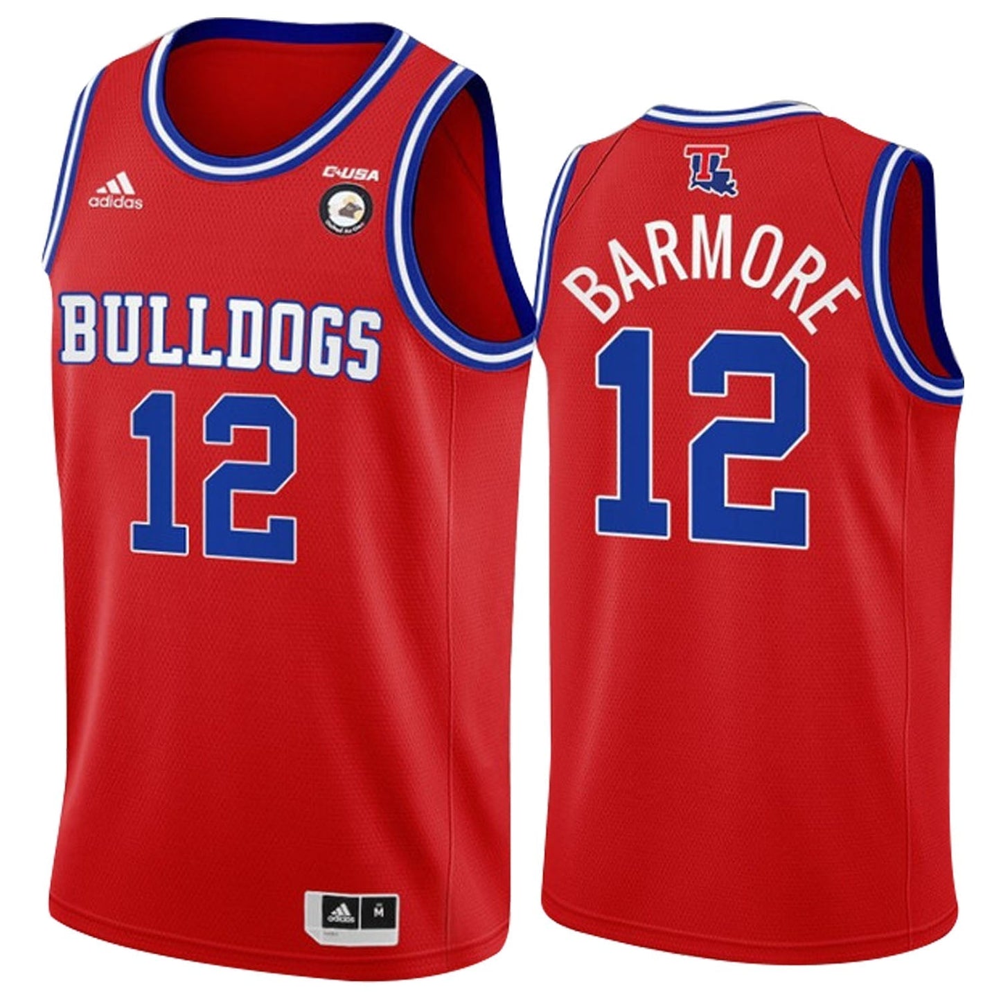 NCAAB Leon Barmore Louisiana Tech Bulldogs 12 Jersey