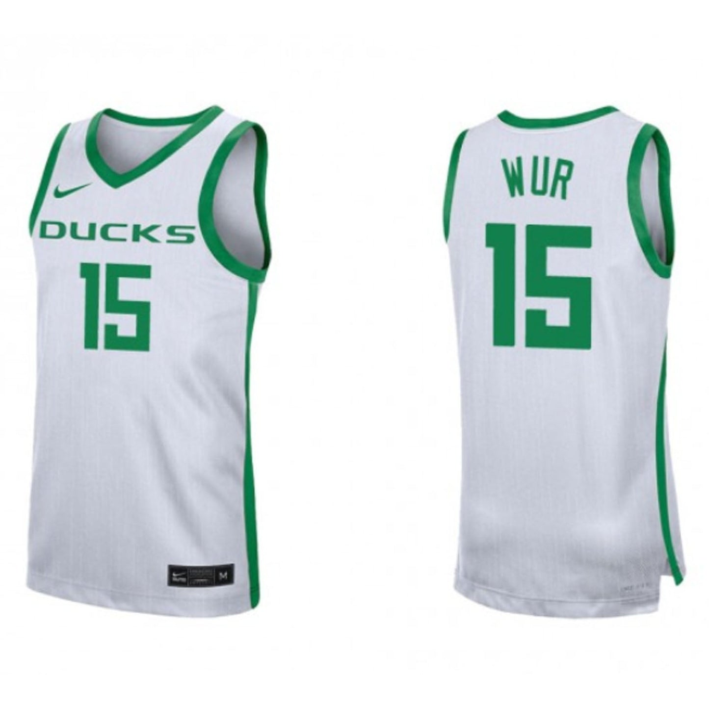 NCAAB Lok Wur Oregon Ducks 15 Jersey