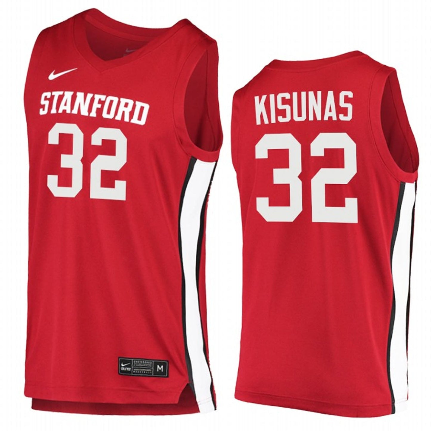 NCAAB Lukas Kisunas Stanford Cardinal 32 Jersey
