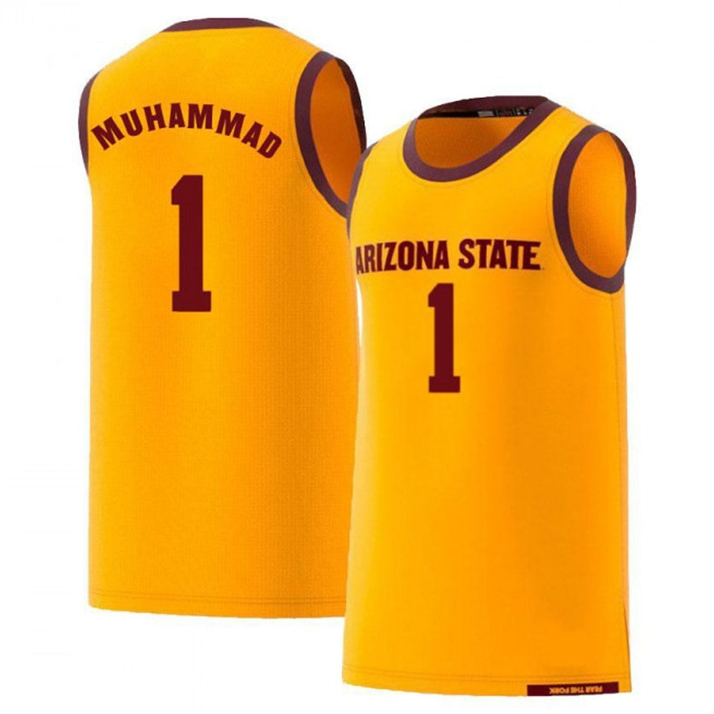 NCAAB Luther Muhammad Arizona State Sun Devils 1 Jersey