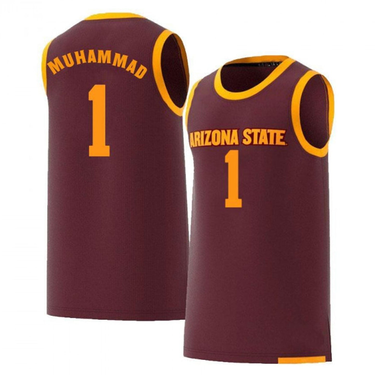 NCAAB Luther Muhammad Arizona State Sun Devils 1 Jersey