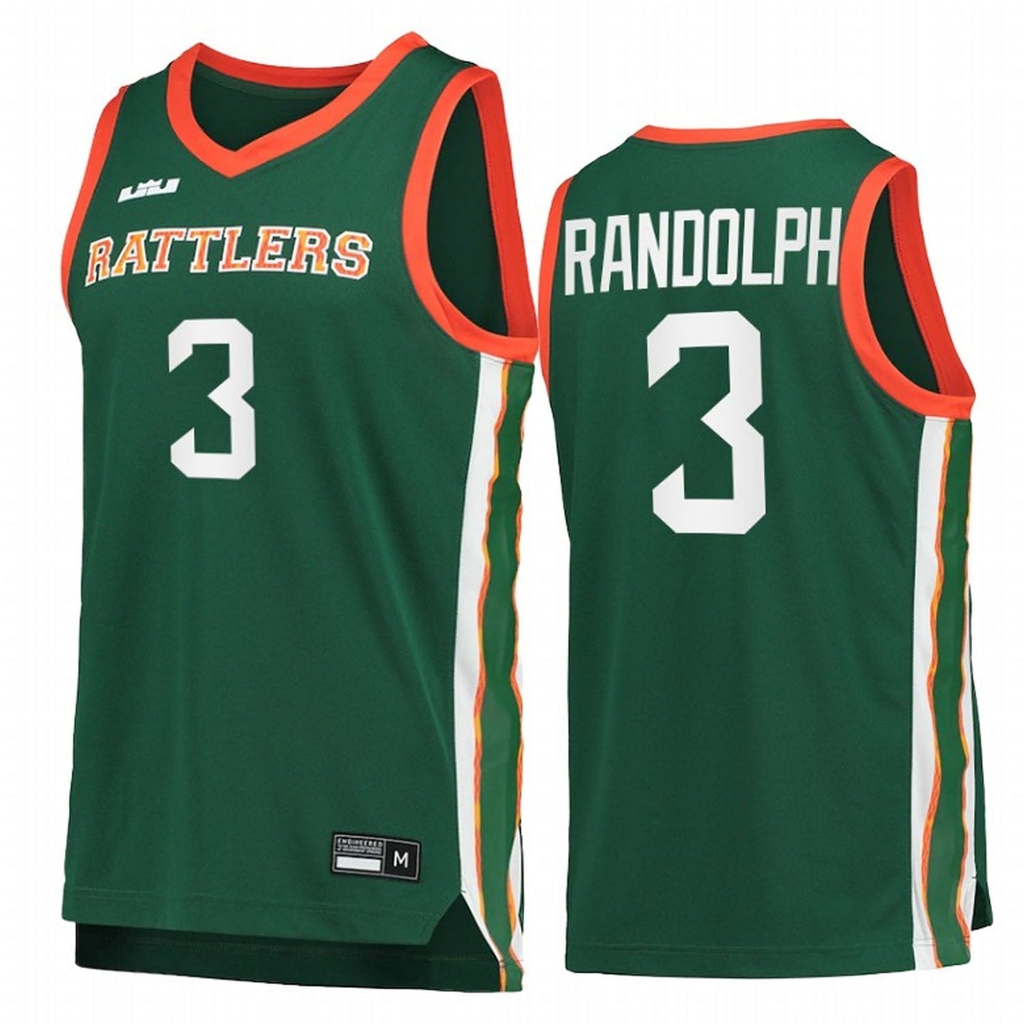NCAAB M.J. Randolph FAMU Rattlers 3 Jersey