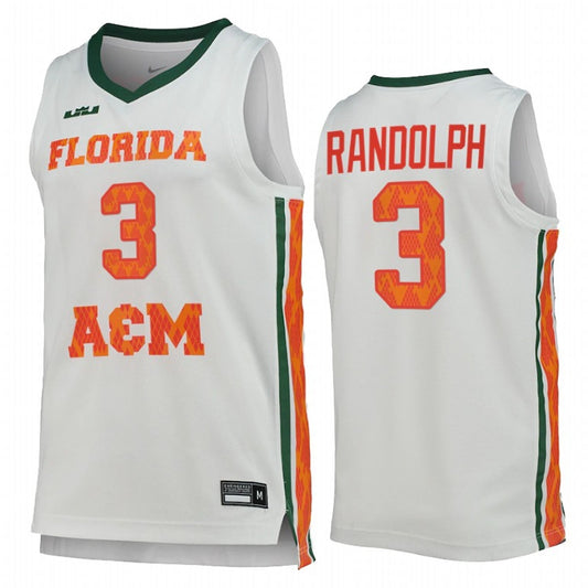 NCAAB M.J. Randolph FAMU Rattlers 3 Jersey