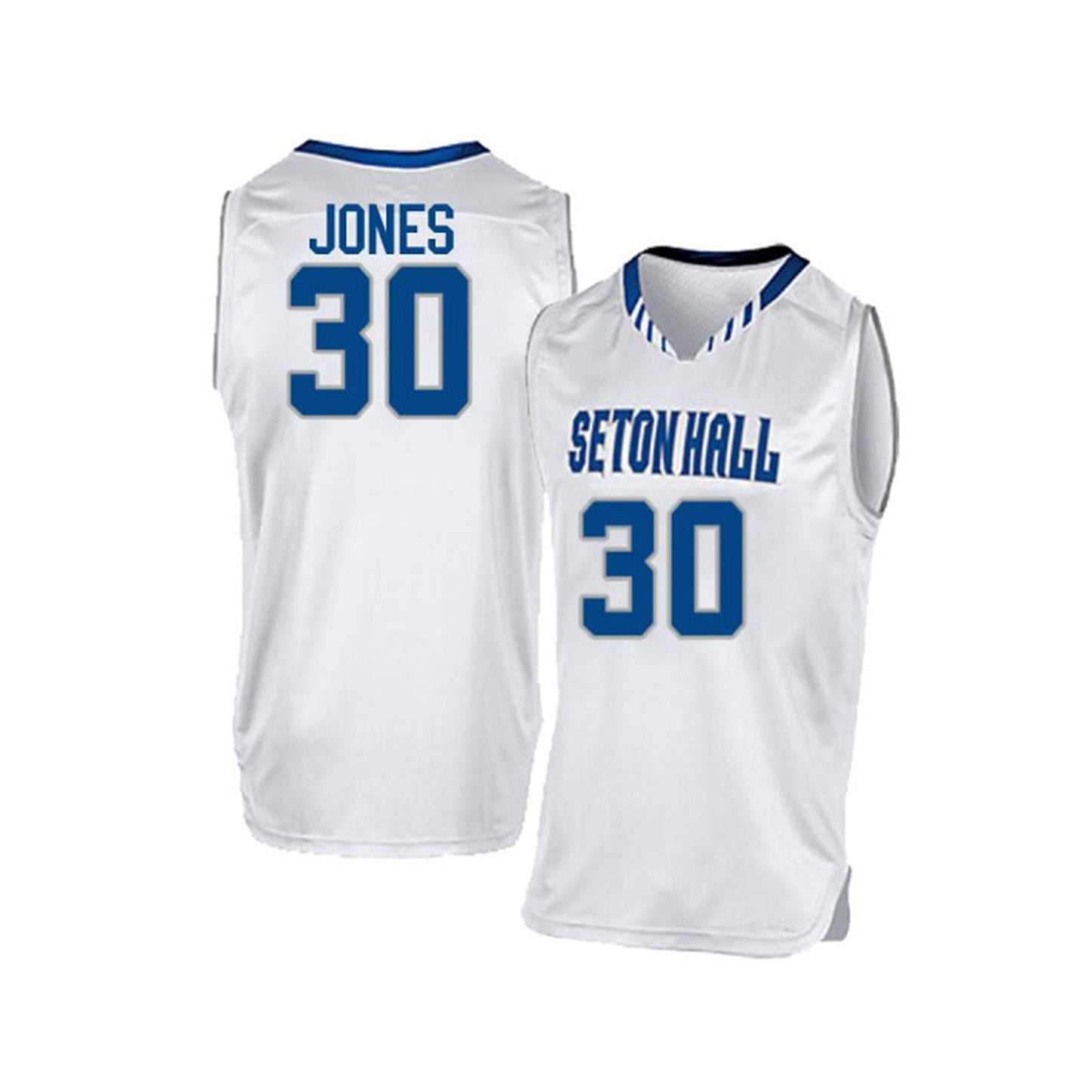 NCAAB Madison Jones Seton Hall Pirates 30 Jersey