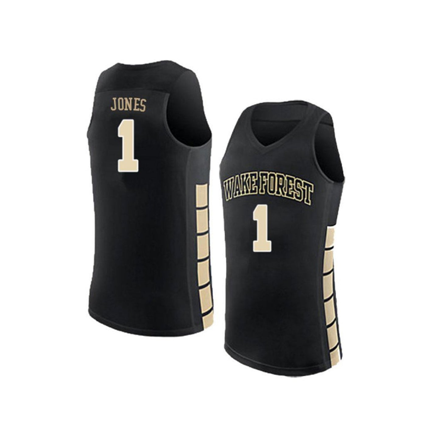 NCAAB Madison Jones Wake Forest Demon Deacons 1 Jersey
