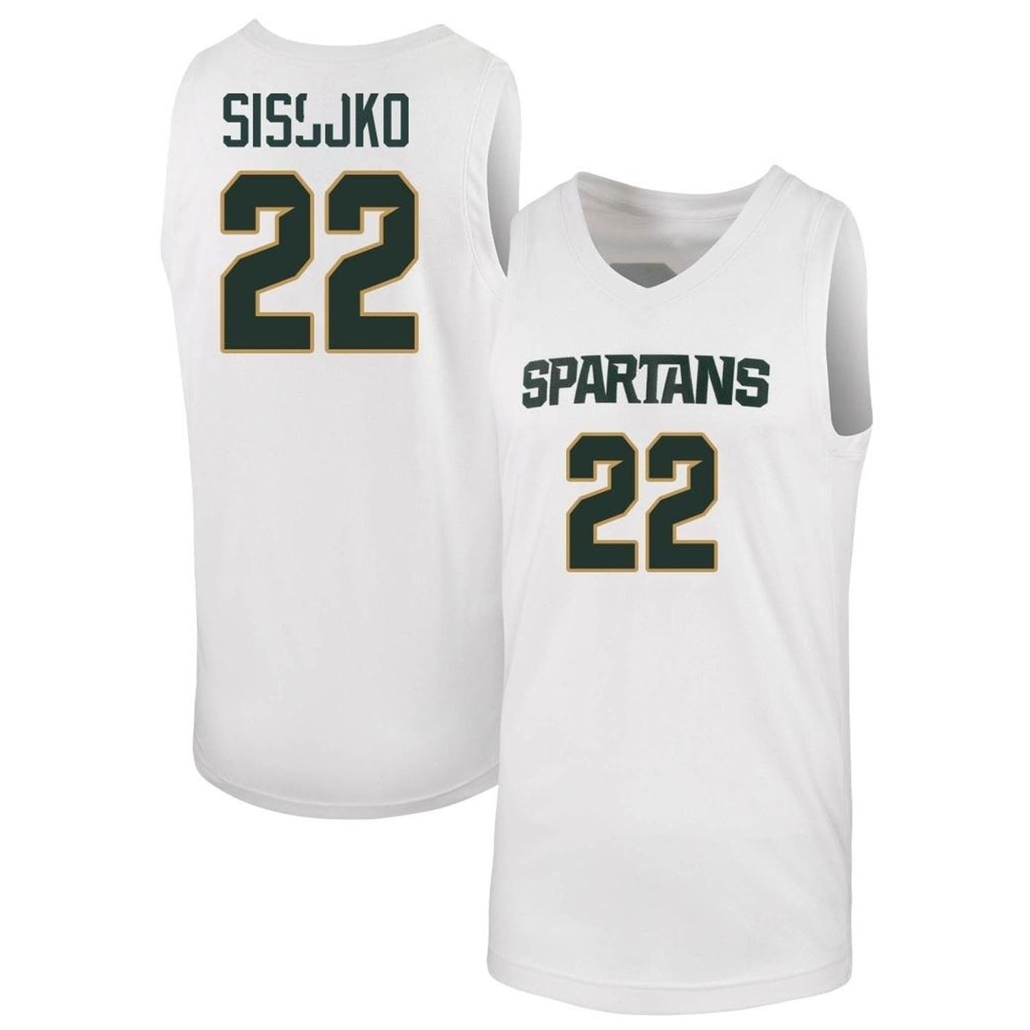 NCAAB Mady Sissoko Michigan State Spartans 22 Jersey